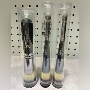 New IT Cosmetics Heavenly Skin set of 3 Brushes
